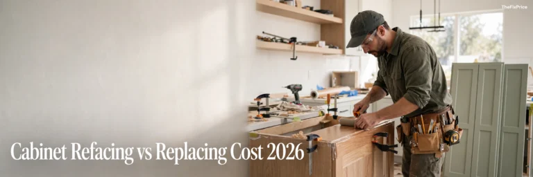 Cabinet Refacing vs Replacing Cost 2026