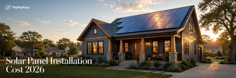 Solar Panel Installation Cost 2026