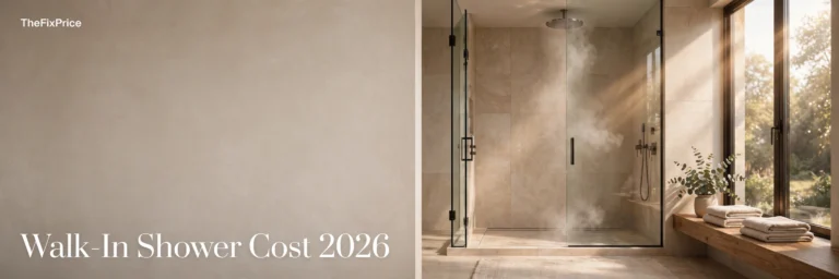 Walk-In Shower Cost 2026