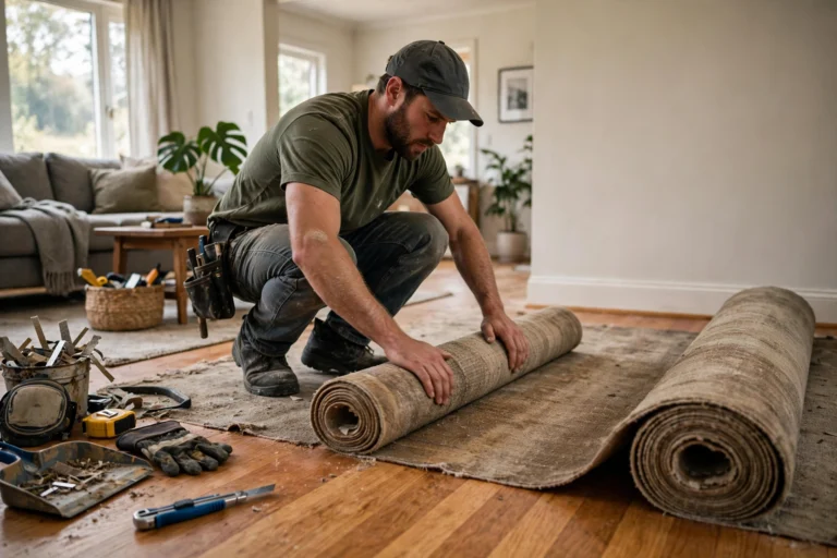Carpet Removal Cost 2026: Per Room & Per Sq Ft