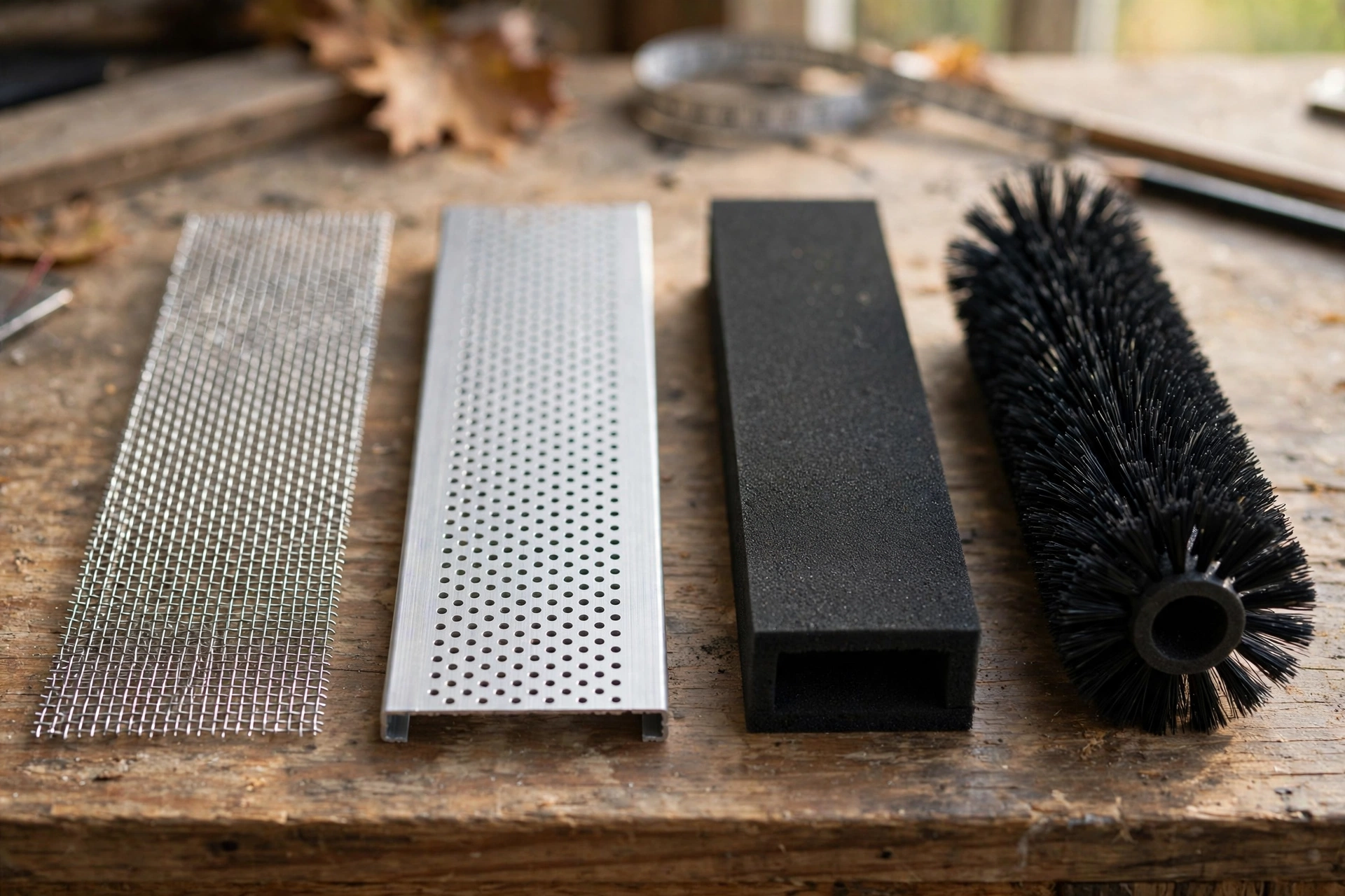 Gutter guard types compared side by side for a gutter guard installation cost guide
